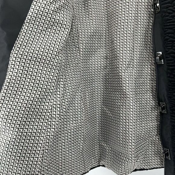 Carol Anderson By Invitation Black Faux Fur Jacket Size S Turn Lock Classic Chic - Picture 10 of 12